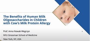 Evolving our understanding of HMO on the gut microbiome and metabolome infants with CMPA, EAACI 2023